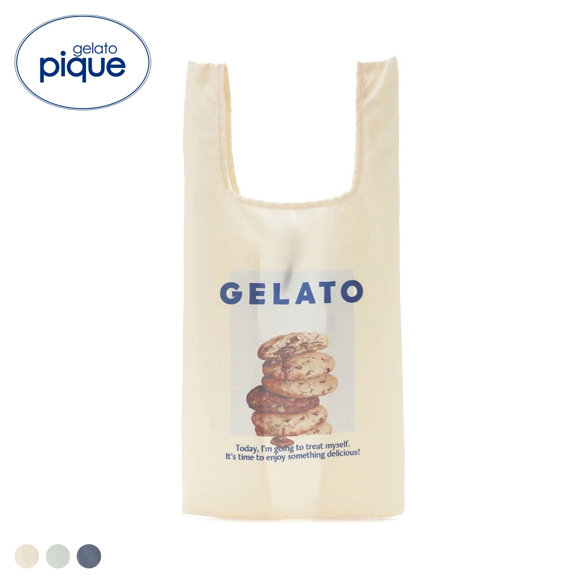 ジェラートピケ HIGH CALORIEワンポイントエコバッグ ジェラピケ gelato pique