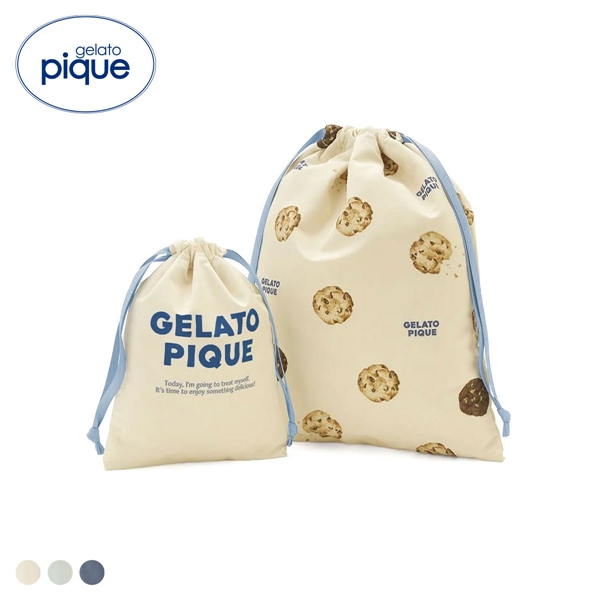ジェラートピケ HIGH CALORIE柄巾着セット ジェラピケ gelato pique