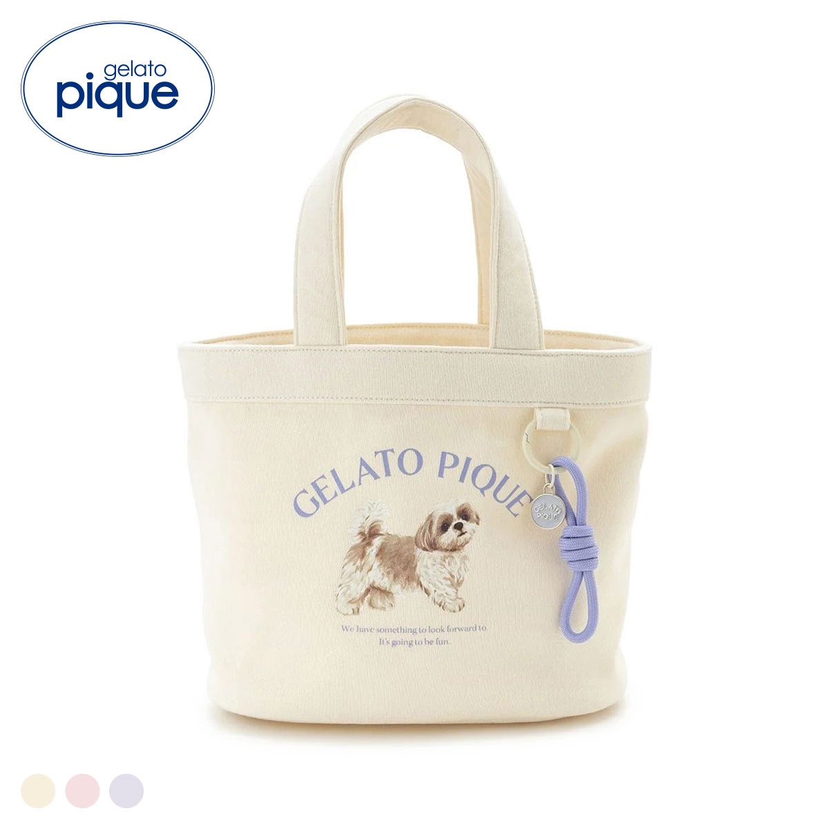 ジェラートピケ お散歩ドッグミニバッグ ジェラピケ gelato pique
