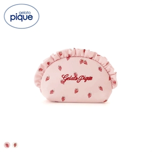 ジェラートピケ レディース ストロベリー総柄ポーチ ジェラピケ gelato pique