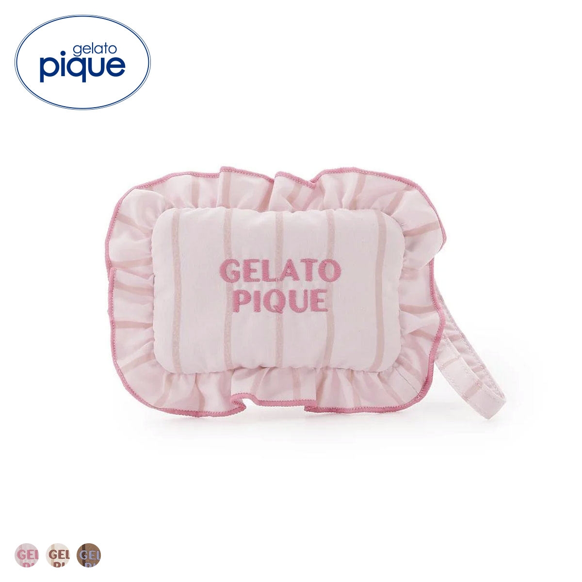 ジェラートピケ バイカラーミニポーチ ジェラピケ gelato pique