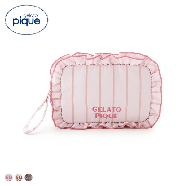 ジェラートピケ バイカラーポーチ ジェラピケ gelato pique
