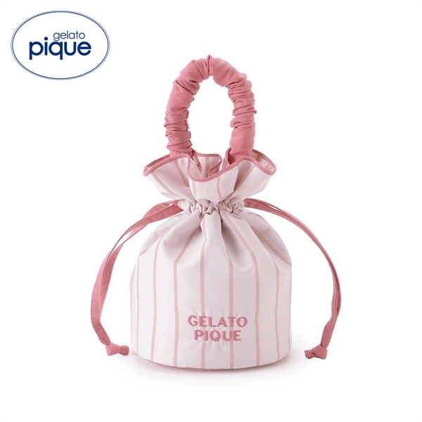 ジェラートピケ バイカラー巾着 ジェラピケ gelato pique