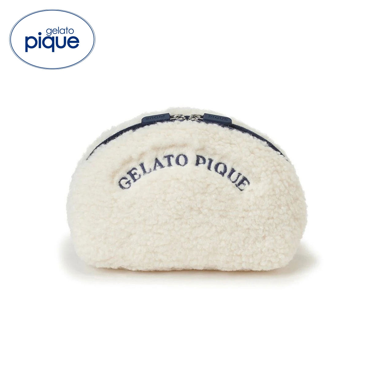 ジェラートピケ ボアポーチ ジェラピケ gelato pique(IV-アイボリー-Free)