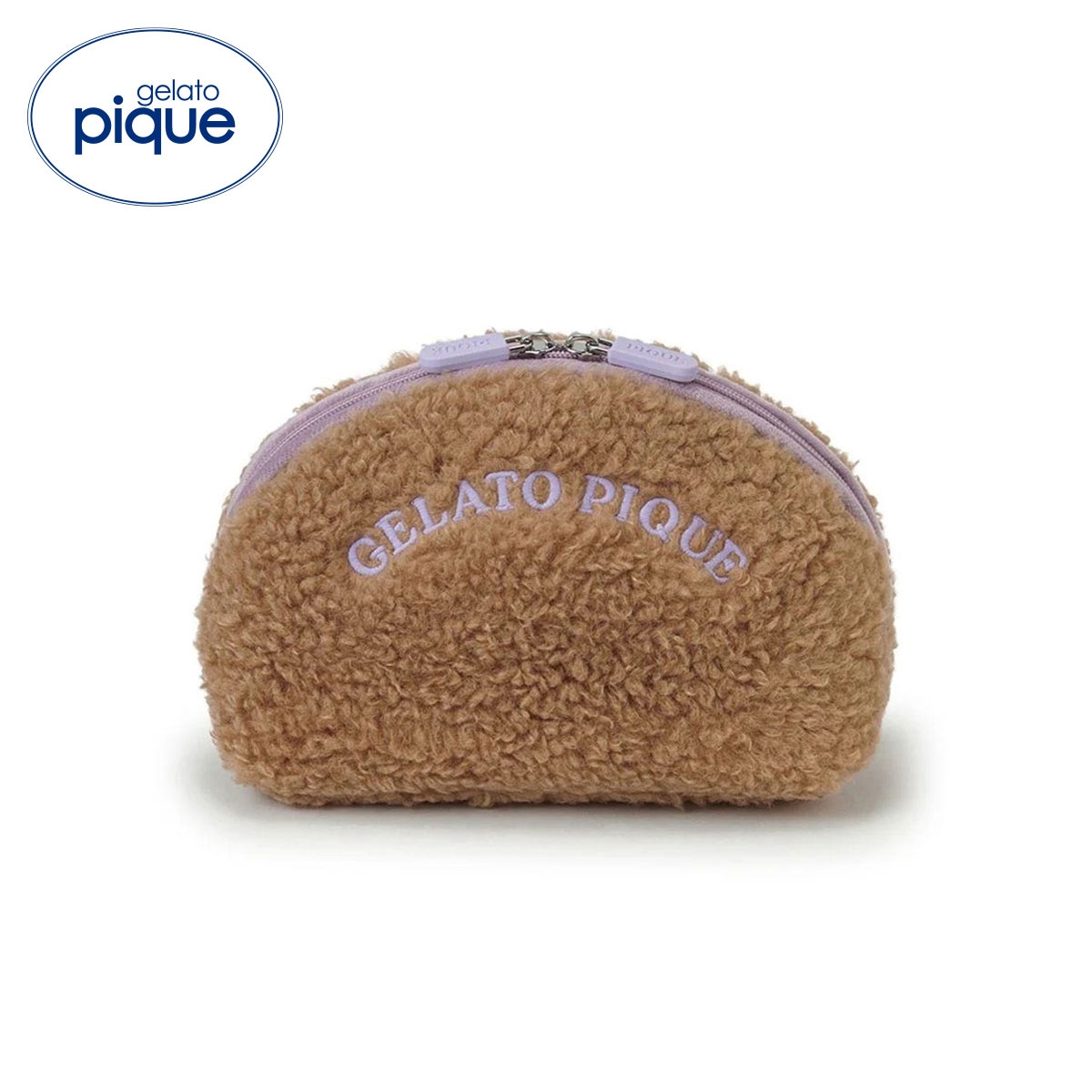 ジェラートピケ ボアポーチ ジェラピケ gelato pique(BR-ブラウン-Free)