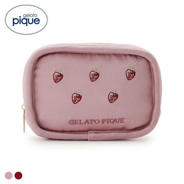 ジェラートピケ ストロベリー総柄ティッシュポーチ ジェラピケ gelato pique