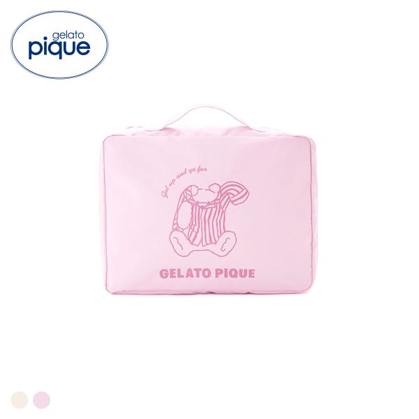 ジェラートピケ レディース トラベルグッズ ポーチMサイズ ジェラピケ gelato pique