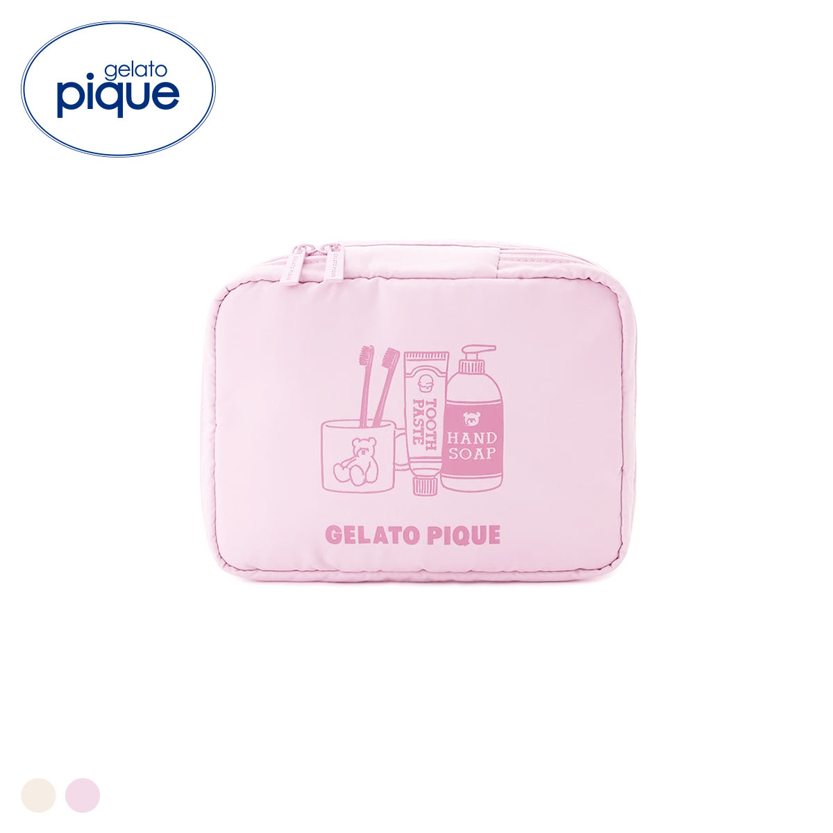 ジェラートピケ レディース トラベルグッズ ハンギングポーチ ジェラピケ gelato pique(PI-ピンク-Free)