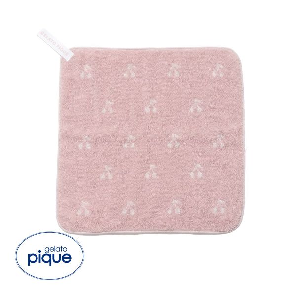ジェラートピケ チェリーループ付きタオル ジェラピケ gelato pique