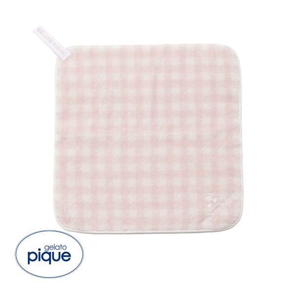 ジェラートピケ ギンガムチェックループ付きタオル ジェラピケ gelato pique