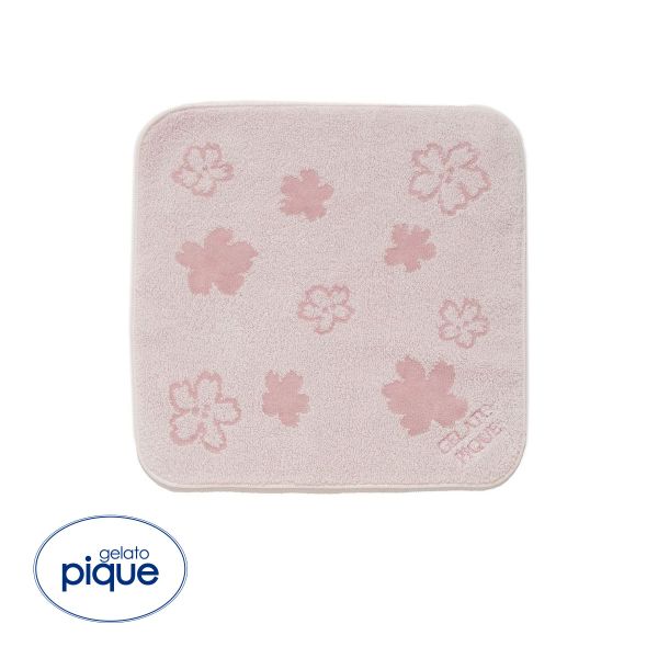 ジェラートピケ SPRING さくらハンドタオル ジェラピケ gelato pique
