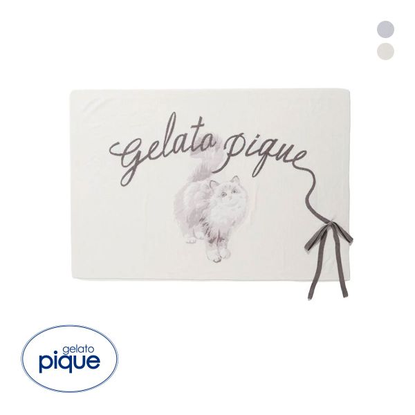ジェラートピケ CATジャガードブランケット ジェラピケ gelato pique