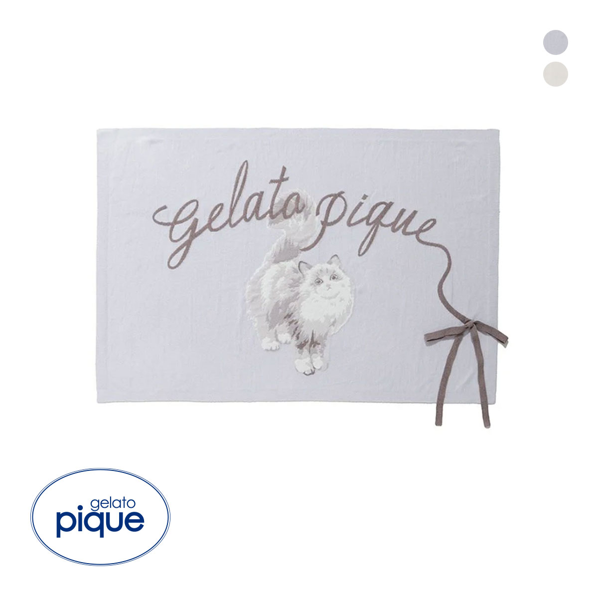 ジェラートピケ CATジャガードブランケット ジェラピケ gelato pique