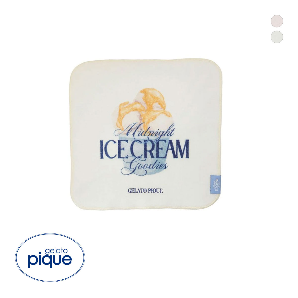 ジェラートピケ COOL COLLECTION ICEハンドタオル ジェラピケ gelato pique(OW-オフホワイト-Free)