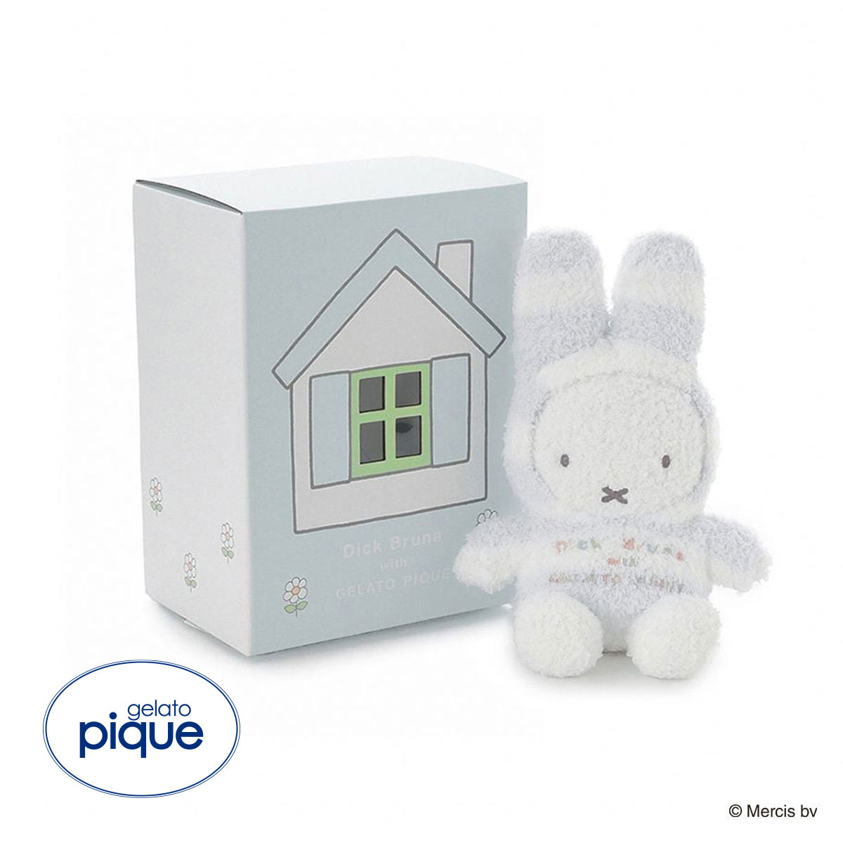 ジェラートピケ Dick Bruna ベビモコパッケージ付きぬいぐるみ ジェラピケ gelato pique(MI-ミント-Free)