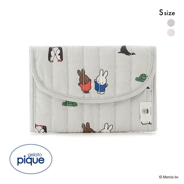 ジェラートピケ Dick Bruna キルティング総柄母子手帳ケースS ジェラピケ gelato pique