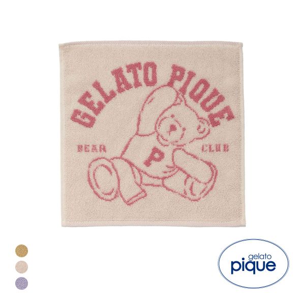 ジェラートピケ スポーティーベアハンドタオル ジェラピケ gelato pique