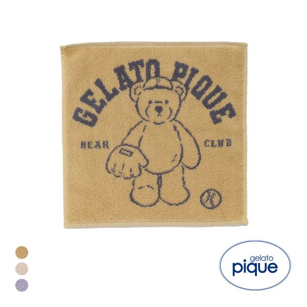 【メール便(7)】 ジェラートピケ スポーティーベアハンドタオル ジェラピケ gelato pique 【メール便(7)】 ジェラートピケ スポーティーベアハンドタオル ジェラピケ gelato pique