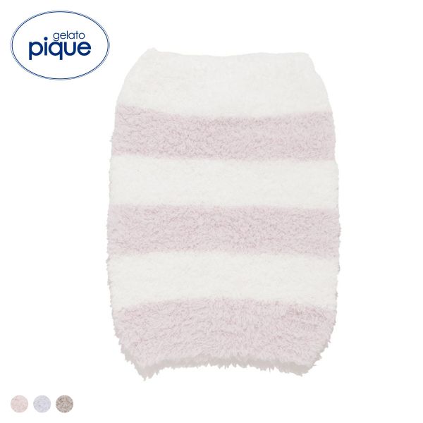 ジェラートピケ ジェラート2ボーダーウエストウォーマー ジェラピケ gelato pique