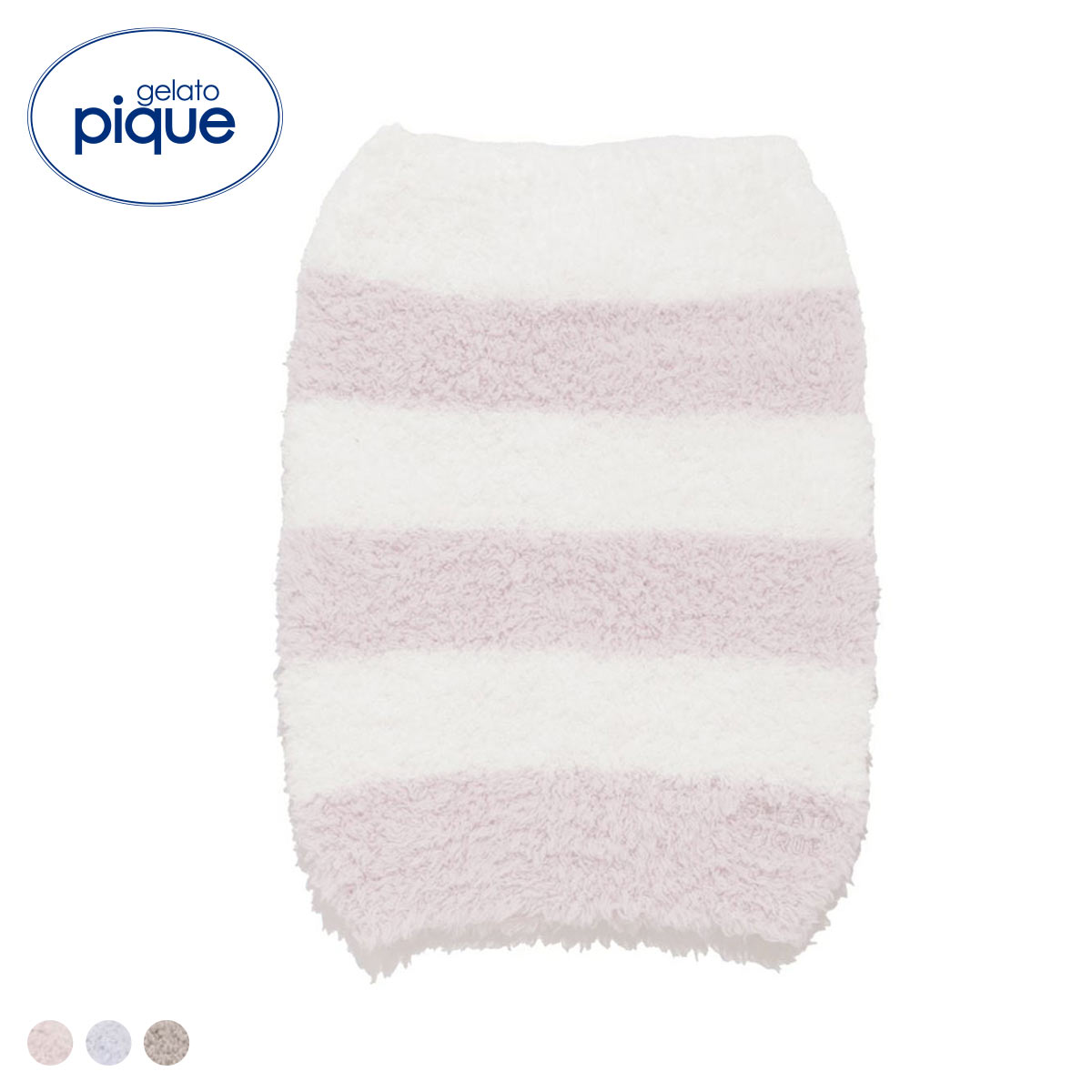 ジェラートピケ ジェラート2ボーダーウエストウォーマー ジェラピケ gelato pique