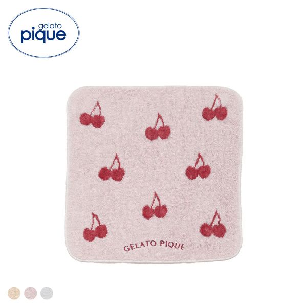 ジェラートピケ 3柄モチーフハンドタオル ジェラピケ gelato pique