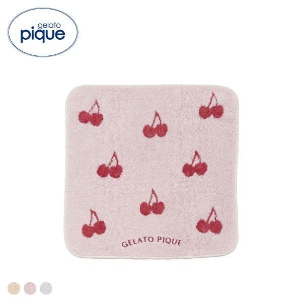 ジェラートピケ 3柄モチーフハンドタオル ジェラピケ gelato pique