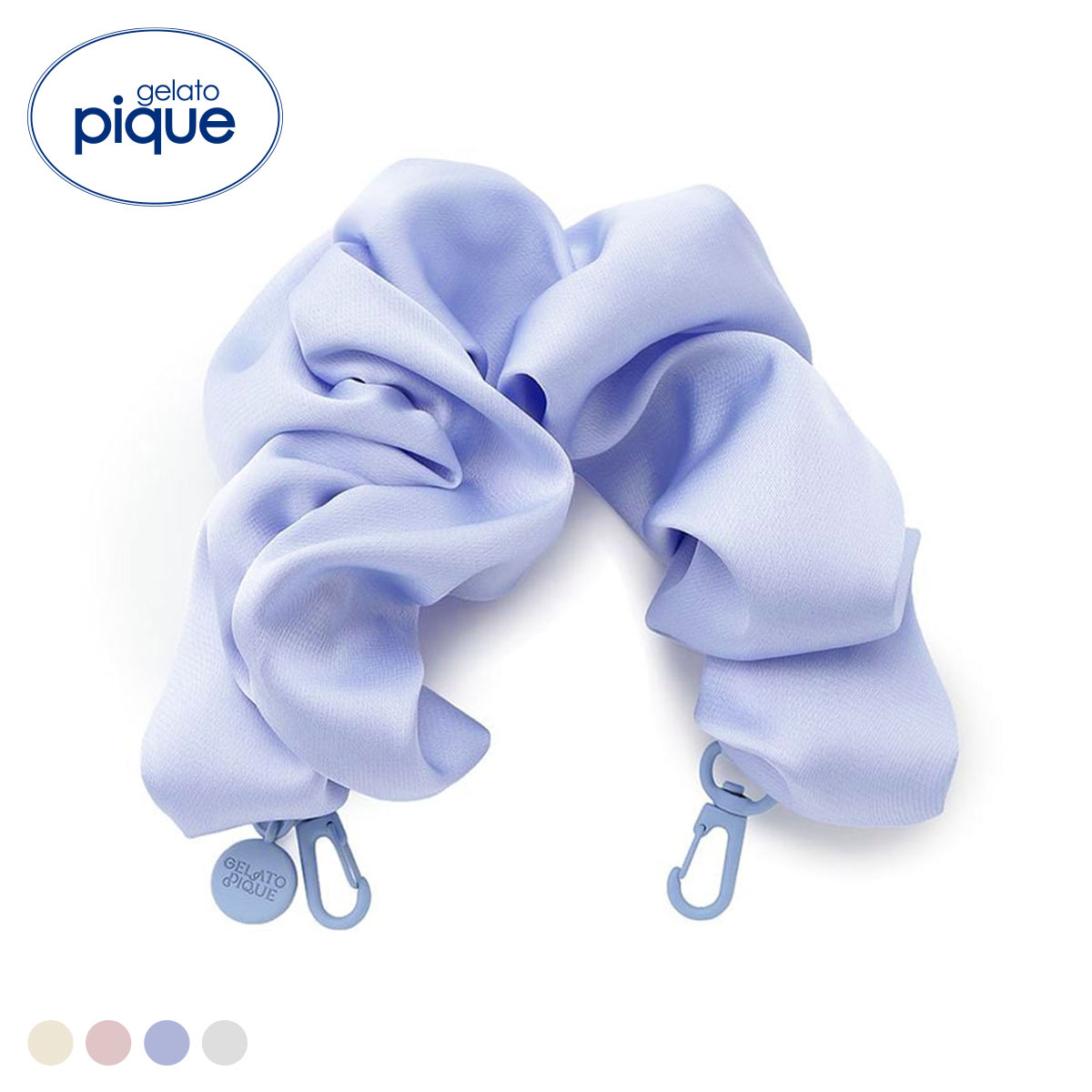 ジェラートピケ サテンギャザーハンドルストラップ ジェラピケ gelato pique(BU-ブルー-Free)