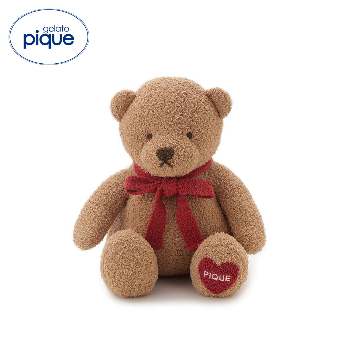 ジェラートピケ ベアティッシュケース ジェラピケ gelato pique フェイバリット(BR-ブラウン-Free)