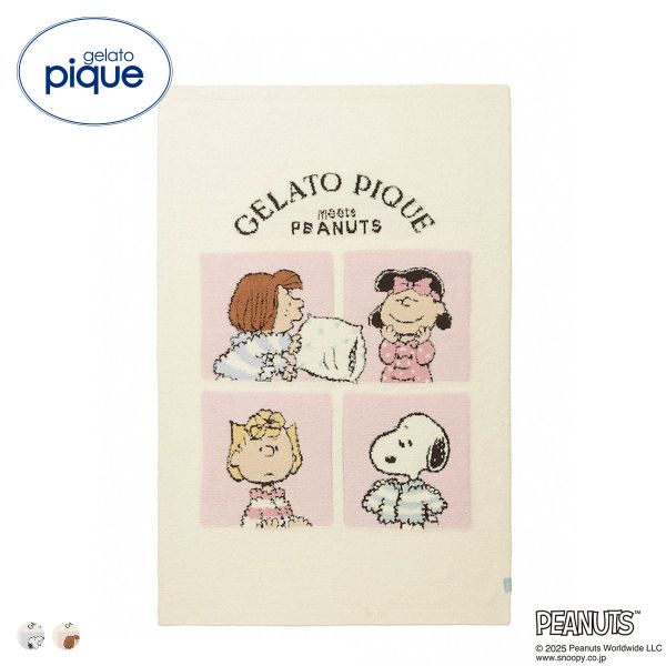 ジェラートピケ PEANUTS オリジナルアートブランケット ジェラピケ gelato pique スヌーピー
