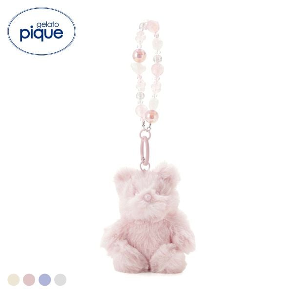 ジェラートピケ ファーベアビーズチャーム ジェラピケ gelato pique