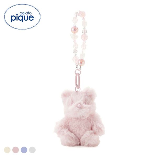 ジェラートピケ ファーベアビーズチャーム ジェラピケ gelato pique