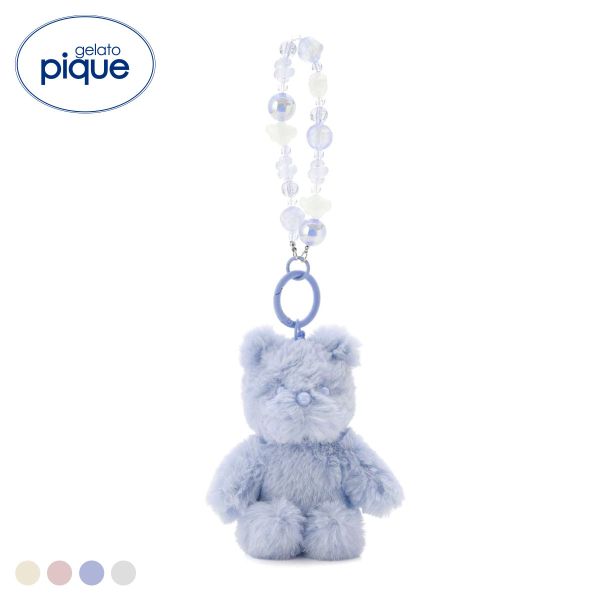 ジェラートピケ ファーベアビーズチャーム ジェラピケ gelato pique