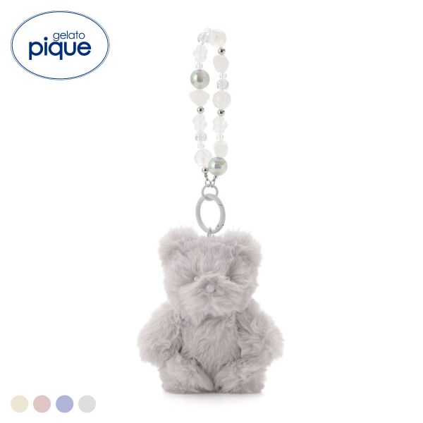 ジェラートピケ ファーベアビーズチャーム ジェラピケ gelato pique