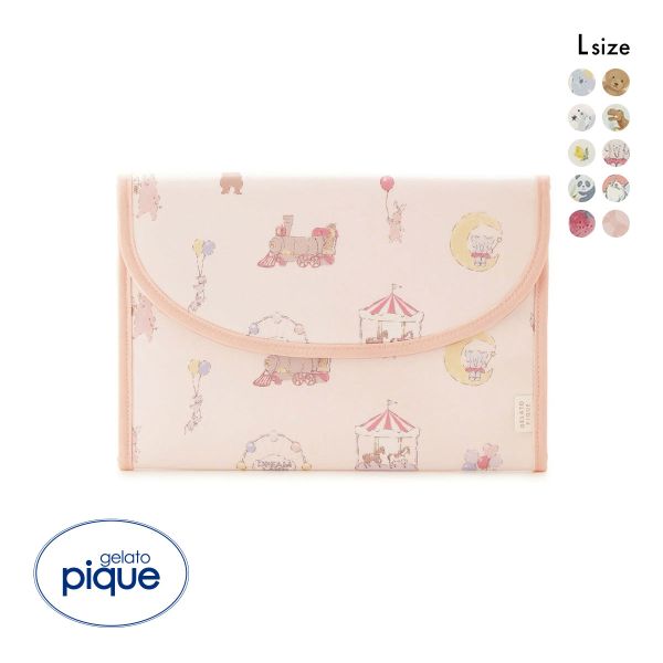 ジェラートピケ 販路限定 総柄母子手帳ケースL ジャバラL ジェラピケ gelato pique