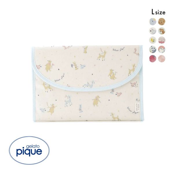 ジェラートピケ 販路限定 総柄母子手帳ケースL ジャバラL ジェラピケ gelato pique