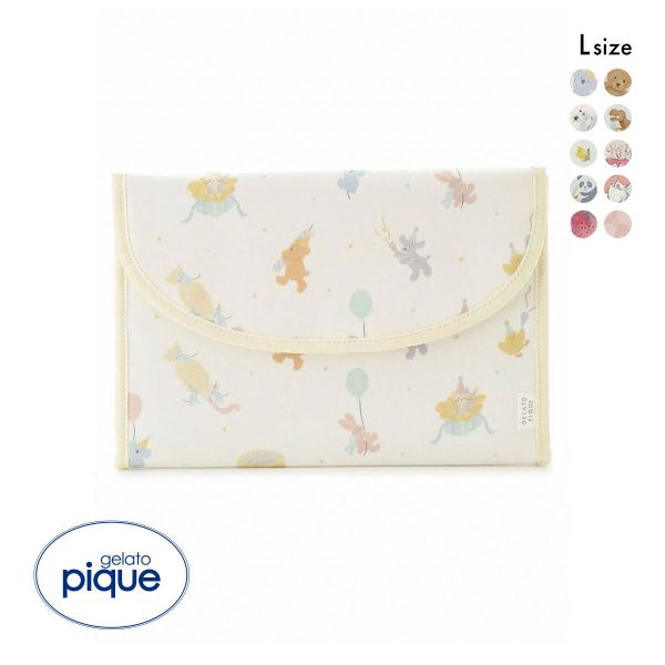 ジェラートピケ 販路限定 総柄母子手帳ケースL ジャバラL ジェラピケ gelato pique