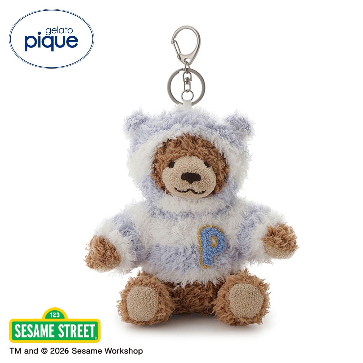 ジェラートピケ SESAME STREET レイダーぬいぐるみ ジェラピケ セサミストリート gelato pique(BR-ブラウン-Free)