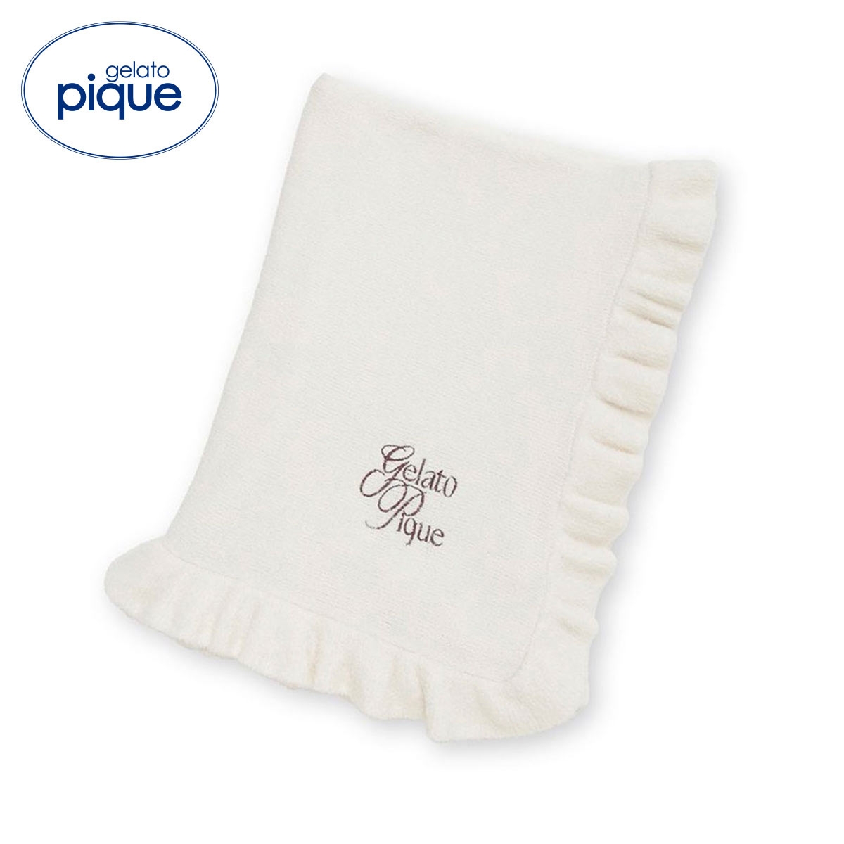 ジェラートピケ レディース 母の日 フリルブランケット ジェラピケ パジャマ ルームウェア gelato pique(OW-オフホワイト-Free)