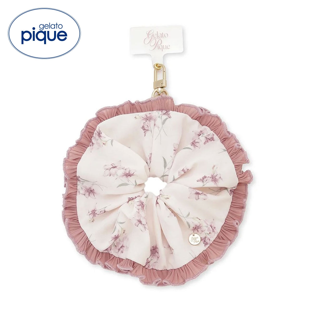 ジェラートピケ 母の日 シュシュストラップ ジェラピケ gelato pique(PI-ピンク-Free)