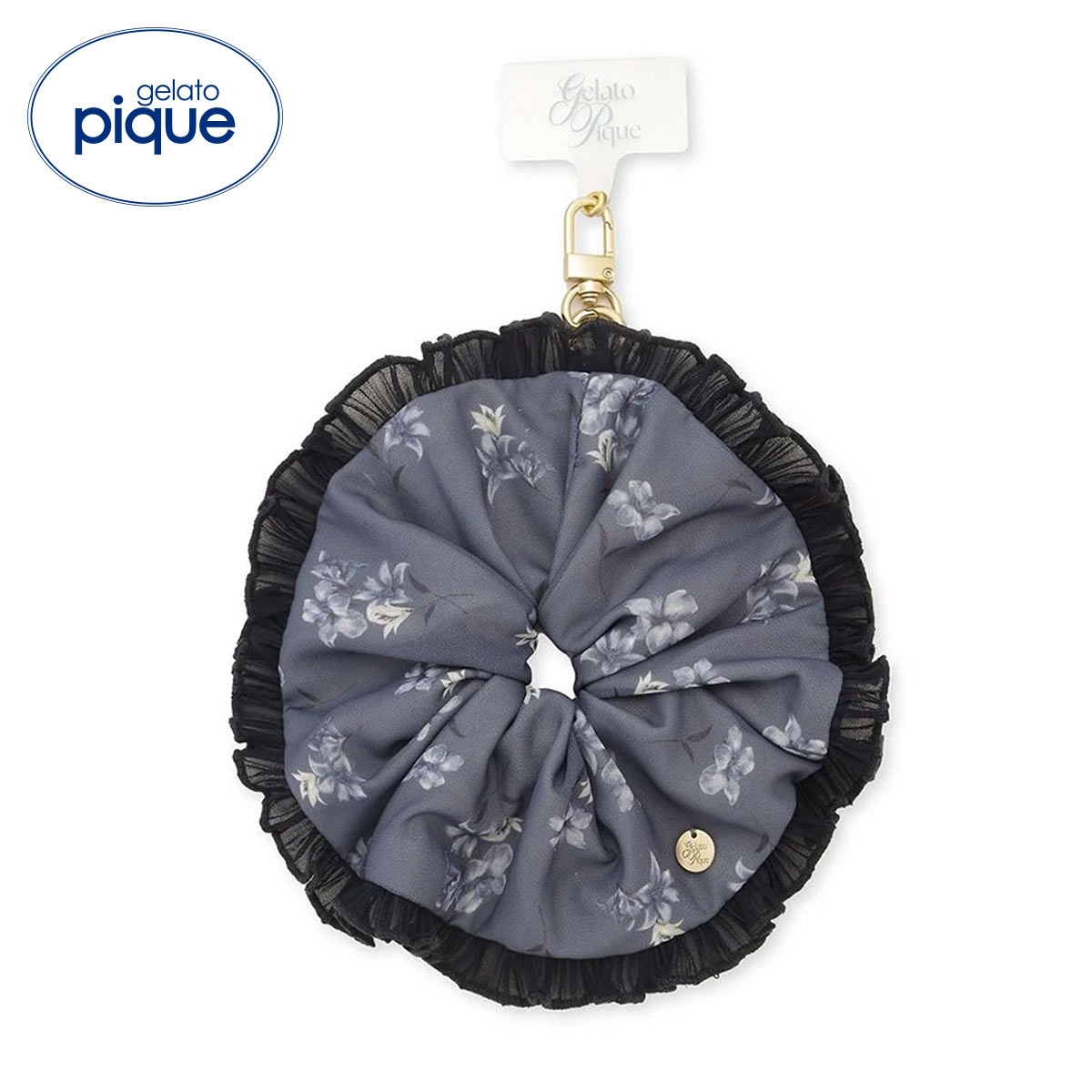 ジェラートピケ 母の日 シュシュストラップ ジェラピケ gelato pique(NV-ネイビー-Free)