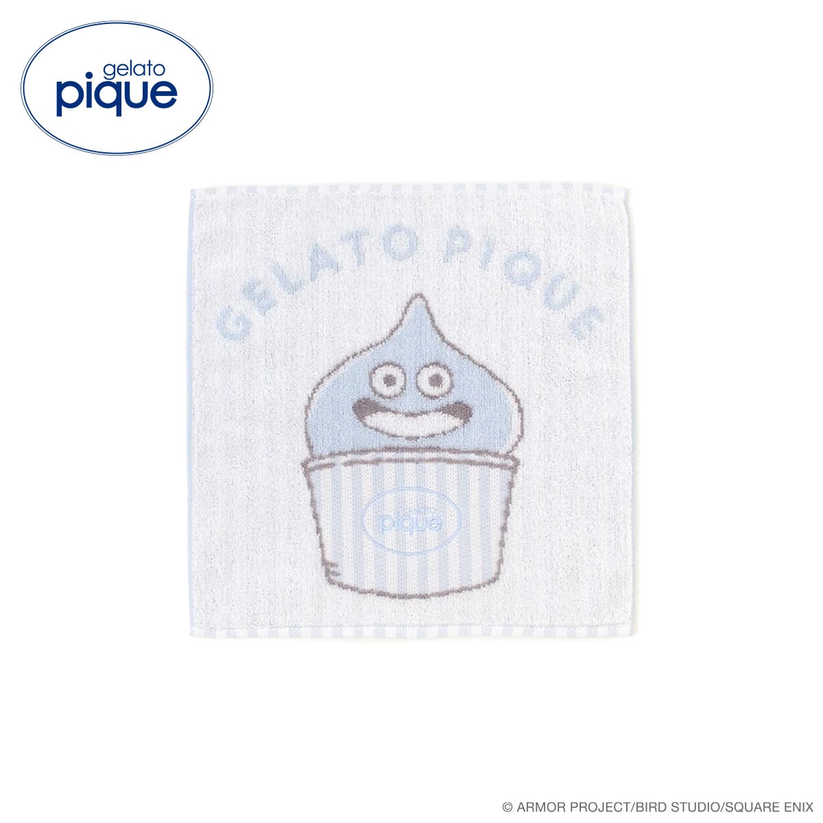 ジェラートピケ レディース ドラゴンクエスト ハンドタオル ジェラピケ gelato pique DRAGON QUEST(LBU-薄ブルー-Free)