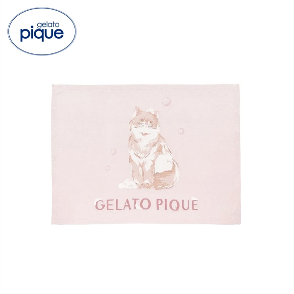 ジェラートピケ バスタイムCATブランケット ジェラピケ gelato pique