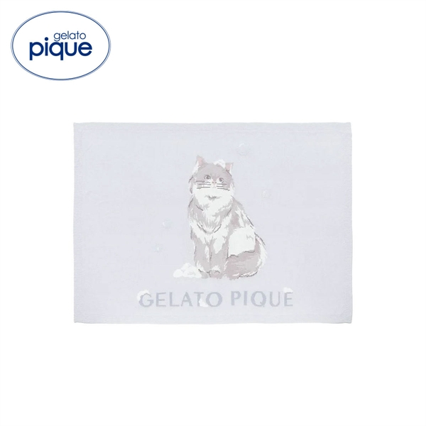 ジェラートピケ バスタイムCATブランケット ジェラピケ gelato pique