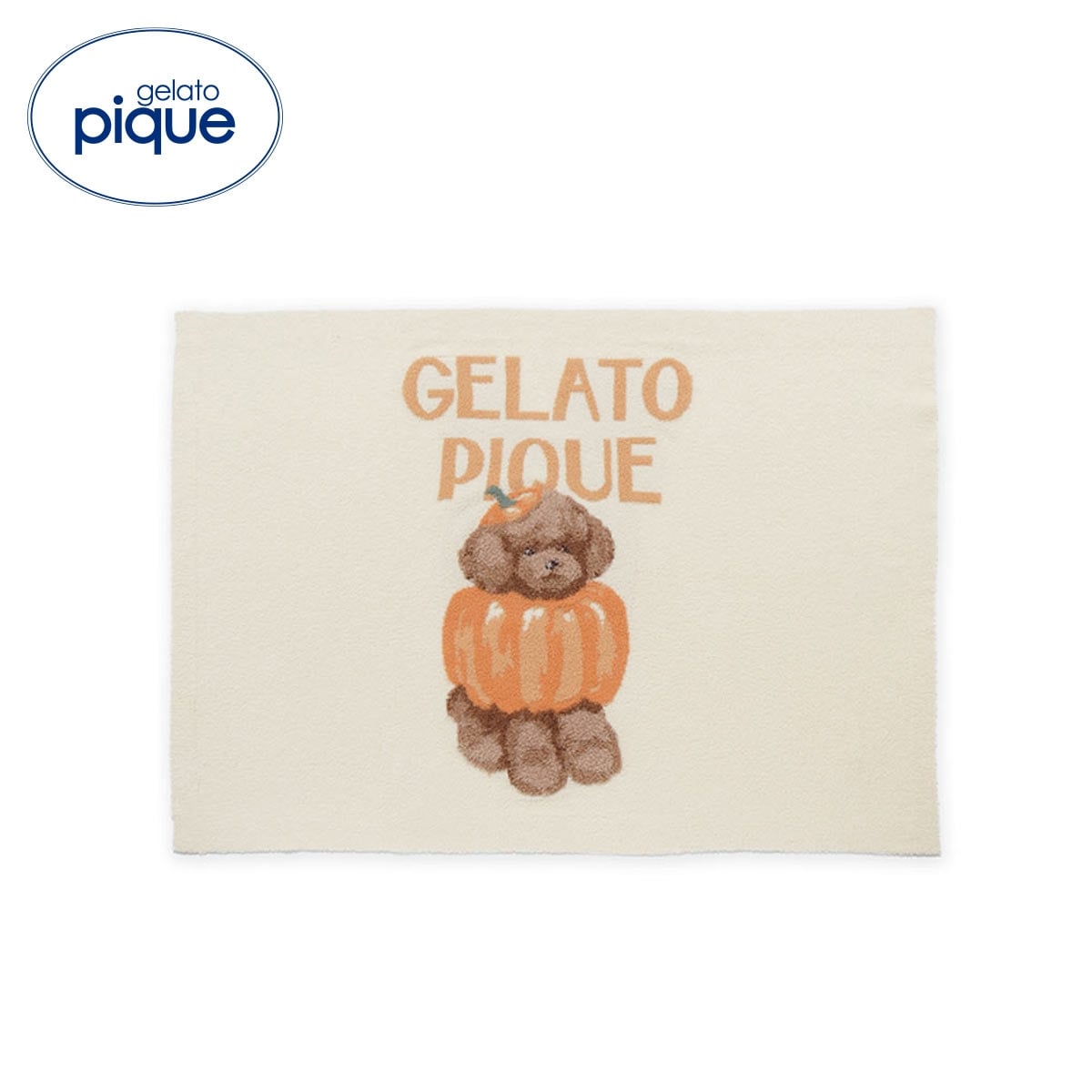 ジェラートピケ レディース HALLOWEEN ナイトパレードDOGSジャガードブランケット ジェラピケ gelato pique ハロウィン(CR-クリーム-Free)