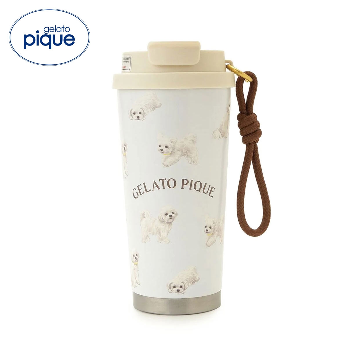 ジェラートピケ お散歩ドッグタンブラー ジェラピケ gelato pique(BU-ブルー-Free)