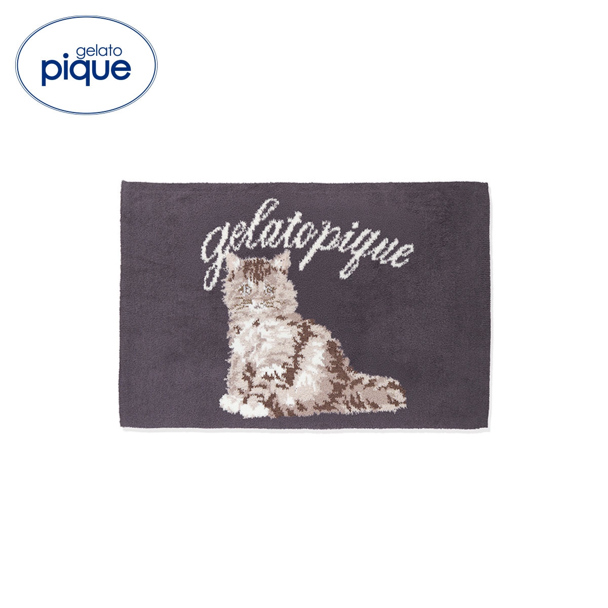 ジェラートピケ レディース ベビモコキャットジャガードブランケット ジェラピケ パジャマ ルームウェア gelato pique(NV-ネイビー-Free)