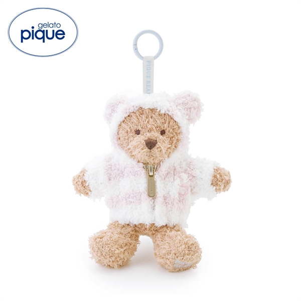 ジェラートピケ PIQUE BEAR ジェラート2ボーダーぬいぐるみチャーム ジェラピケ gelato pique