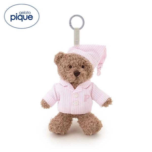 ジェラートピケ PIQUE BEAR ストライプパジャマぬいぐるみチャーム ジェラピケ ルームウェア gelato pique