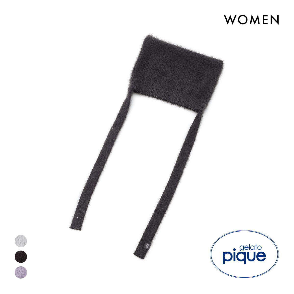 ジェラートピケ レディース HALLOWEEN 猫耳バラクラバ ジェラピケ パジャマ ルームウェア gelato pique(DGY-濃グレー-Free)