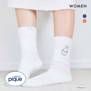 ジェラートピケ gelato pique レディース 【Dick Bruna】ベビモコボーダーソックス ジェラピケ